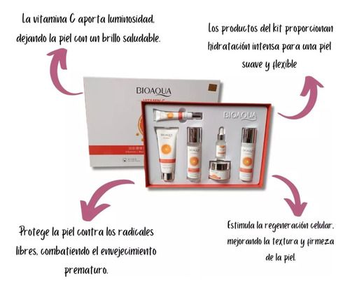 Kit Facial Bioaqua Vitamina C