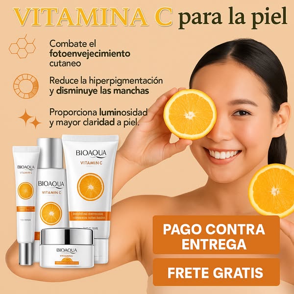 Kit Facial Bioaqua Vitamina C