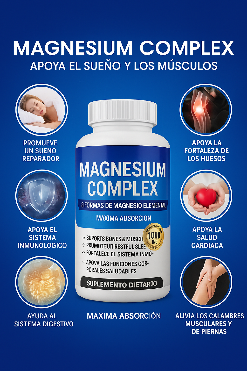 MAGNESIUM COMPLEX - SUPLEMENTO NUTRICIONAL